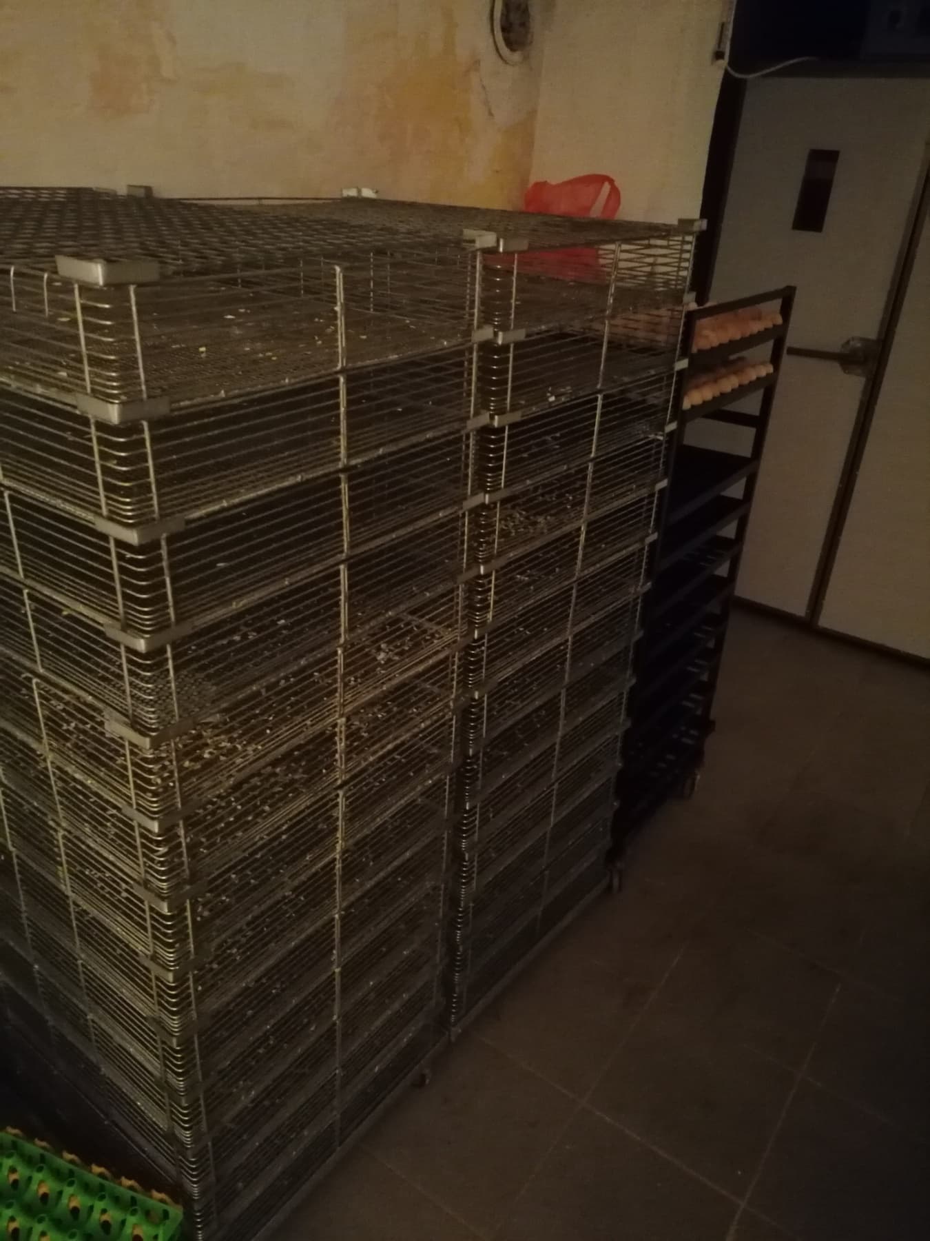 Ramovi ležionika složeni pored inkubatora